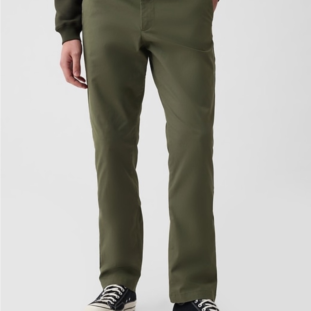 Gap Olive Green Men's Straight Leg Khakis